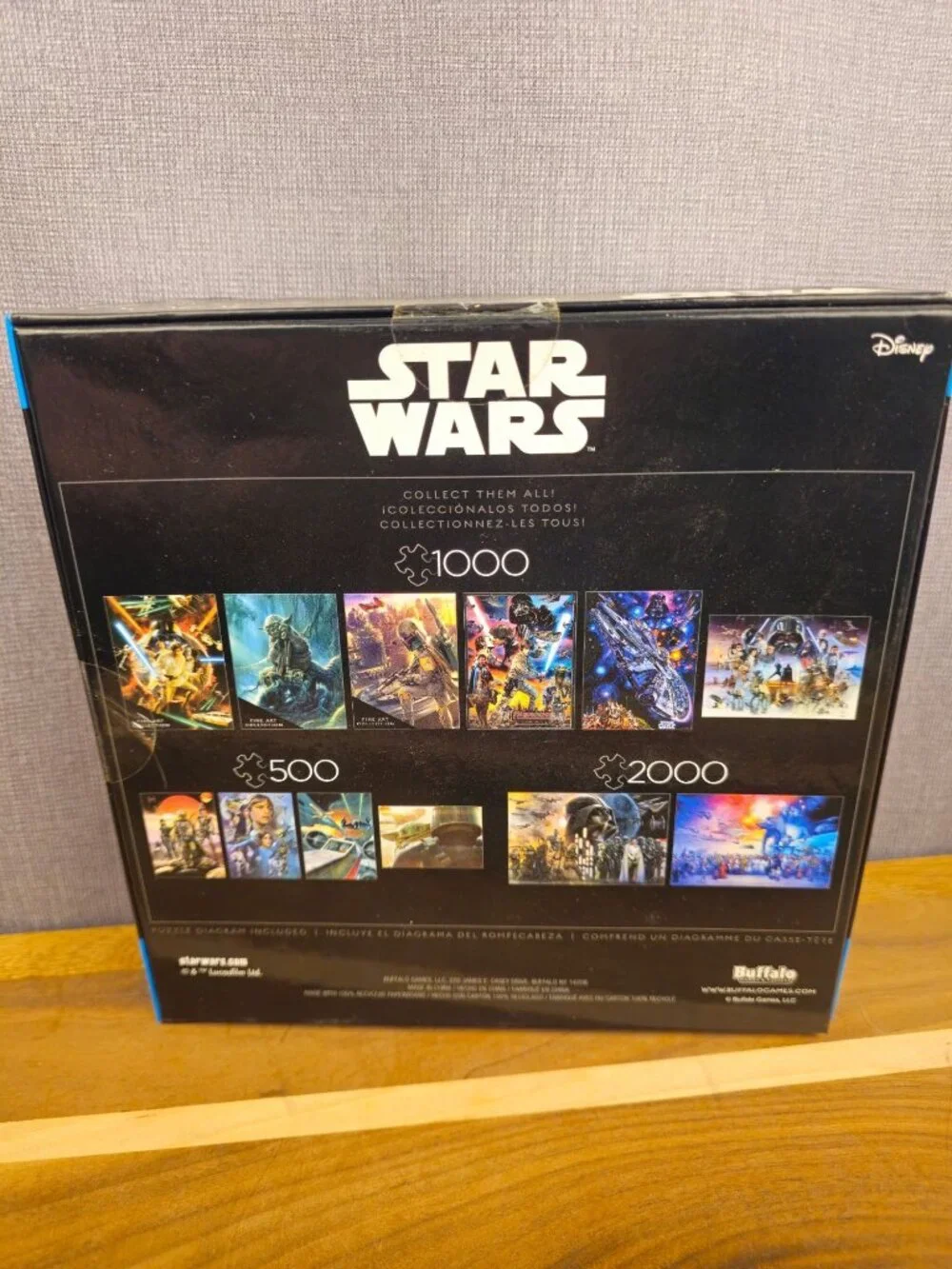 Star Wars 1000-Piece Jigsaw Puzzle By Buffalo Games Featuring Iconic Characters